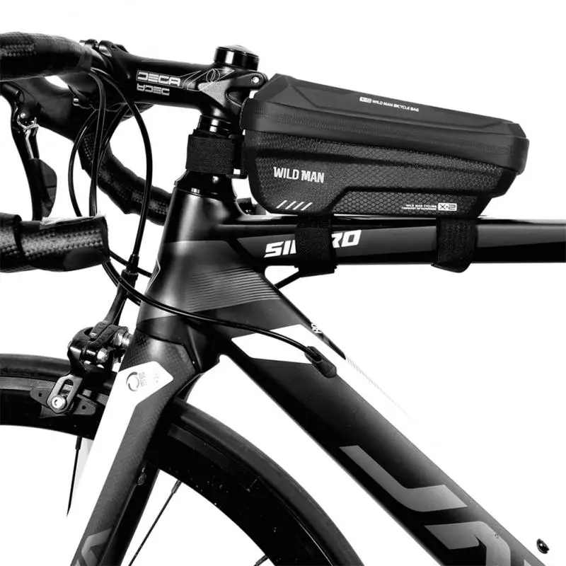 1 ~ 5PCS MAN X2 Bag EVA Hard Shell Водонепроницаемый Сенсорный Экран Высокой Емкости Дорожный Велосипед Горный Велосипед Антивибрационный Велоспорт4