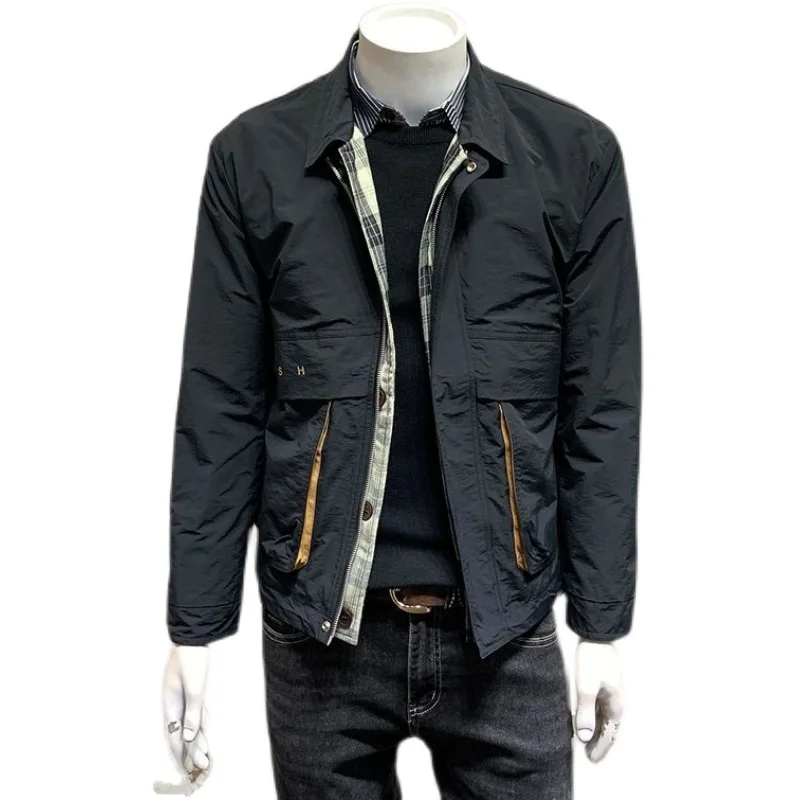 2023, куртка-бомбер Discovery, мужская ветровка, пальто на молнии, Осенняя повседневная рабочая куртка, модная куртка для приключений на открытом воздухе, мужская A234