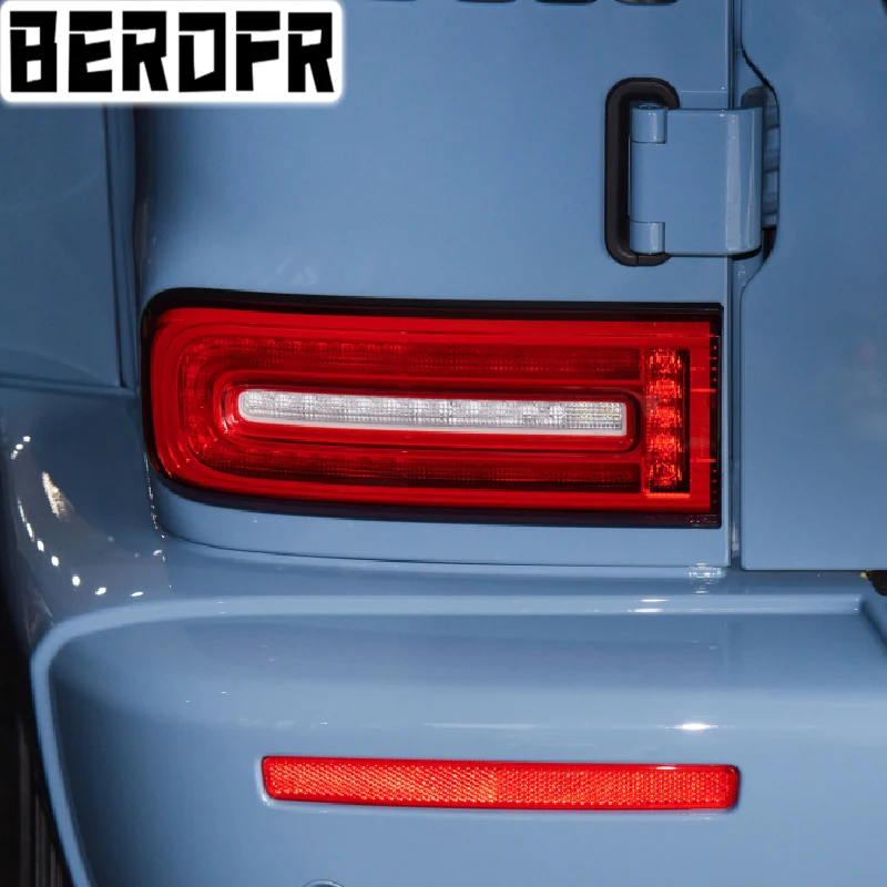 Защитная Пленка Для Автомобильных Фар Заднего Фонаря Дымчато-Черная Прозрачная Наклейка TPU Для Mercedes Benz G Class W463 2019-2021 AMG4