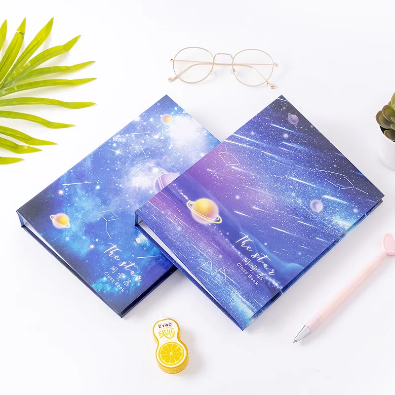 Звездное небо, одноклассники, творческая брошюра для учащихся начальной средней школы, выпускной ежегодник, книга сообщений4
