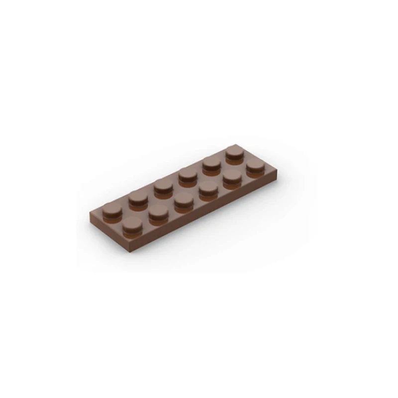 Пластина LoveBlock 2x6 Строительные блоки для сборки деталей MOC, игрушки 
