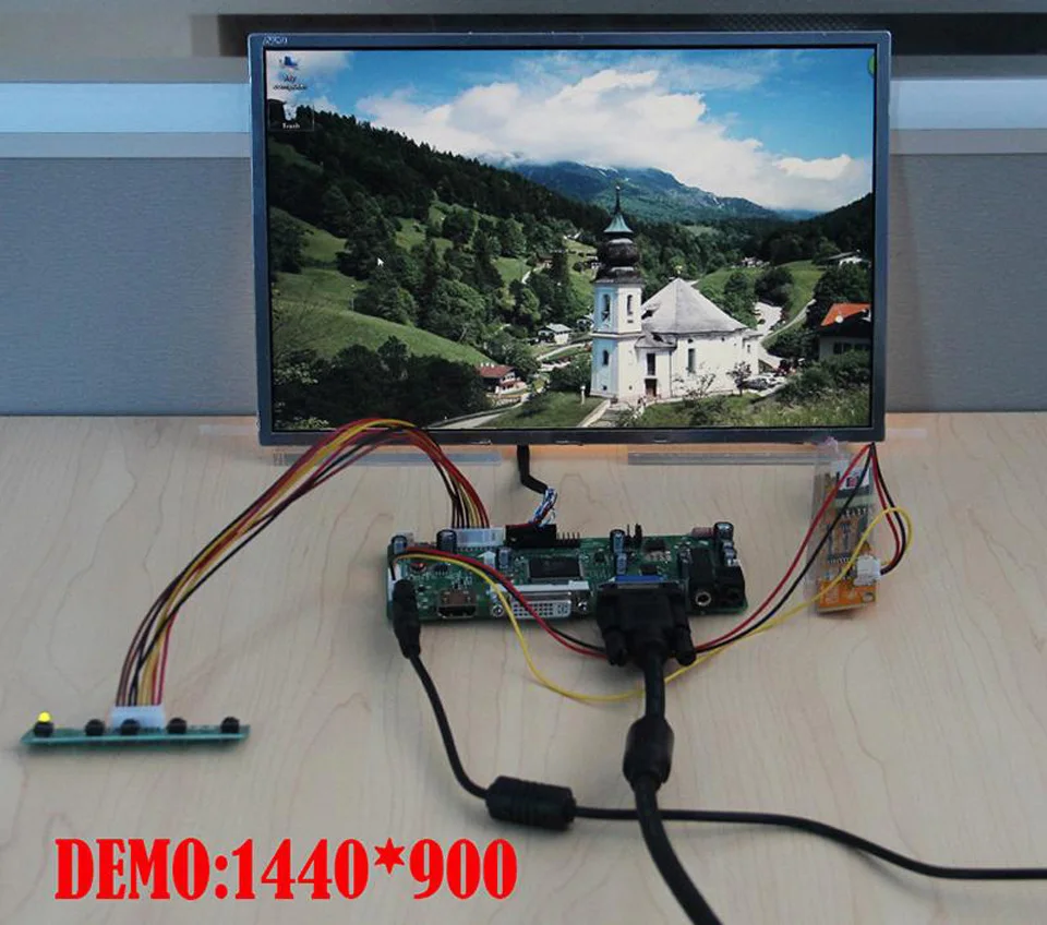 Работа для LM270WF6-SSZA/SSZ1/SLZ1 Панель 1920Х1080 монитор Плата контроллера LVDS комплект M.NT68676 СВЕТОДИОДНЫЙ ЖК-дисплей DVI Экран Аудио VGA4