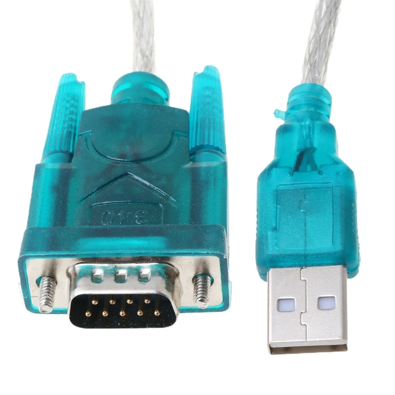 Десантный черный USB в RS-232 интерфейс RS-232(разъем DB9) последовательный кабель адаптер конвертер для ПК5