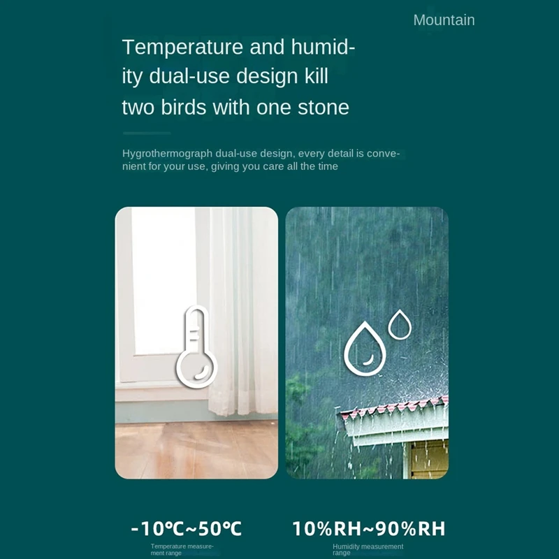 ЖК-цифровой термометр-гигрометр, удобный датчик температуры в помещении, измеритель влажности, измерительные приборы5